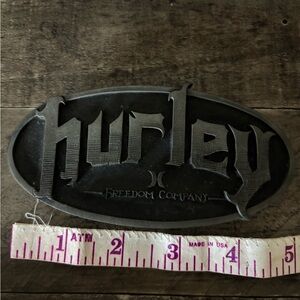 Hurley Black Logo Patch